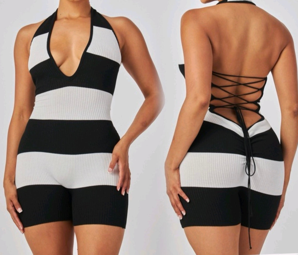 Ariana Color Block Romper