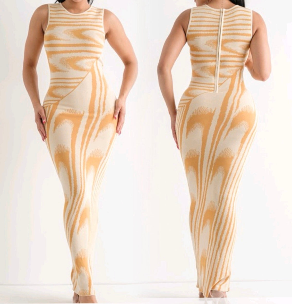 Jacquard Maxi Dress