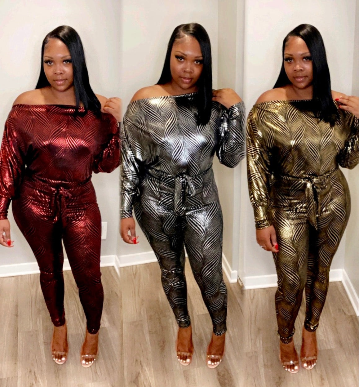 Zenana Off-Shoulder Jumpsuit (3Colors)