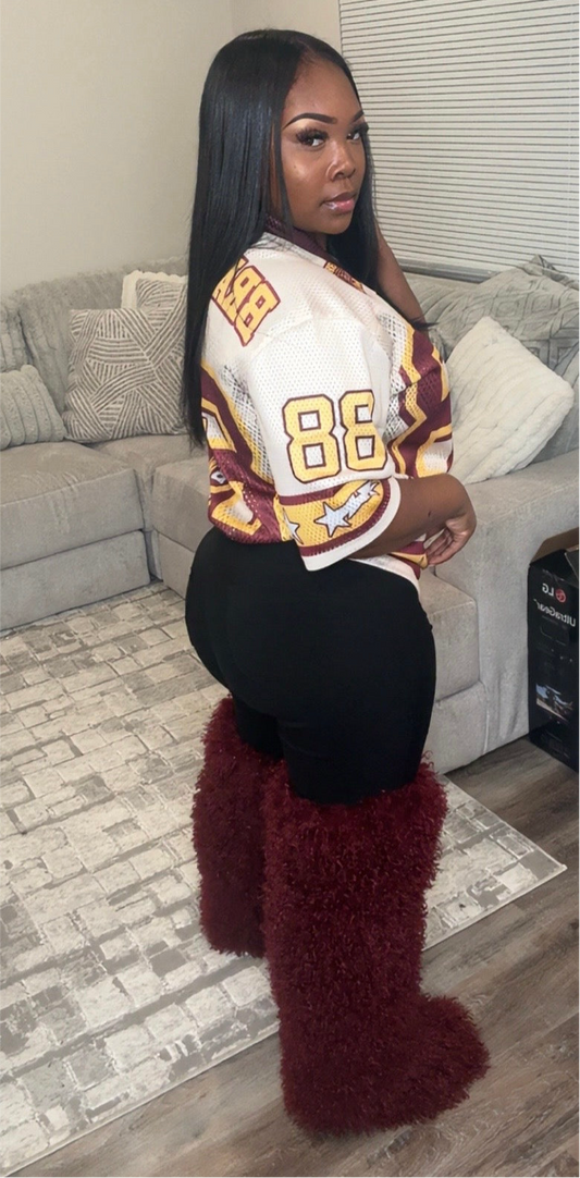 88 BURGUNDY JERSEY SHIRT