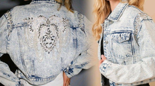 ANGEL LIGHT WASH DENIM JACKET