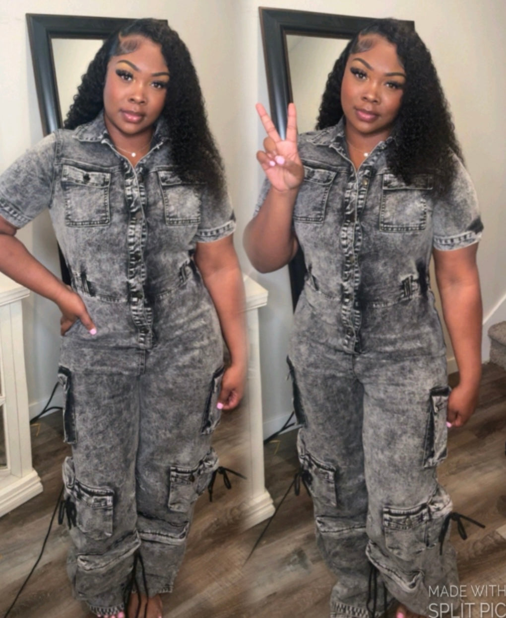 ASIA CARGO JUMPSUIT (2COLORS)