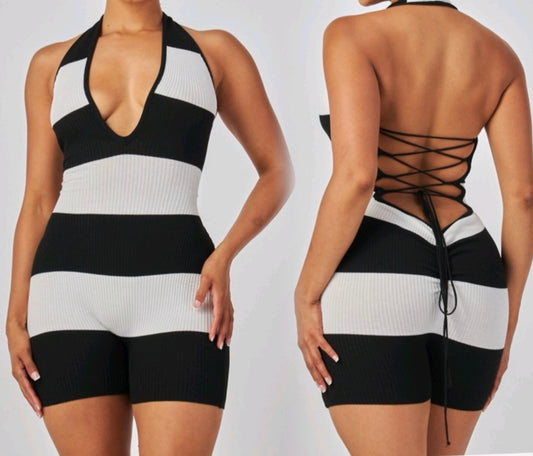 Ariana Color Block Romper
